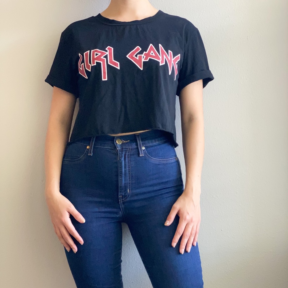Girl Gang Cropped Tee
